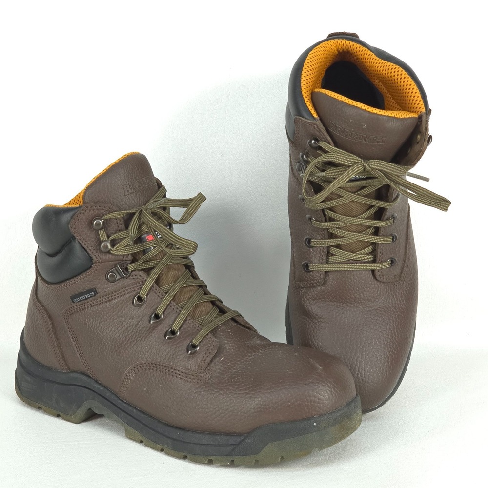 Brahma Steel Toe Work Boots Men 11.5 Thinsulate ASTM F2413-18 WaterProof NonSlip